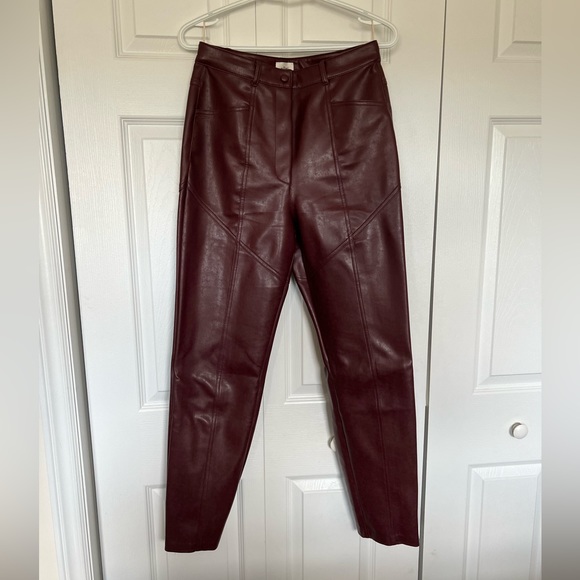 Wilfred Rebel Pants Burgundy - Picture 2 of 4